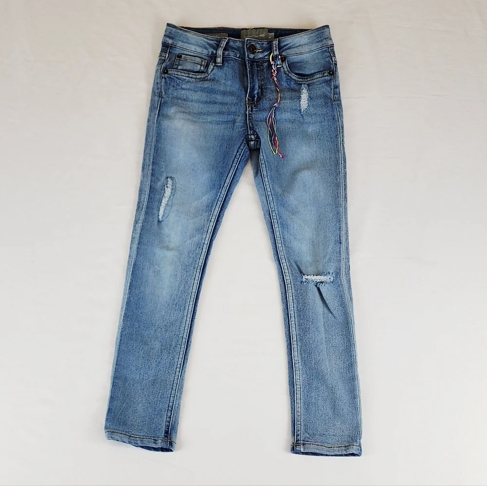 Lucky Brand Zoe Skinny Distressed Jeans Pants NEW